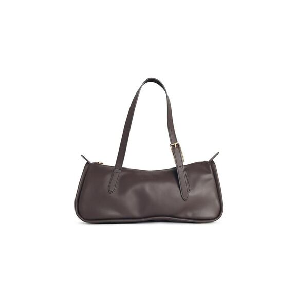 LONGCHAMP Handbags - Longchamp 'Looong' Brown Leather Bag Women